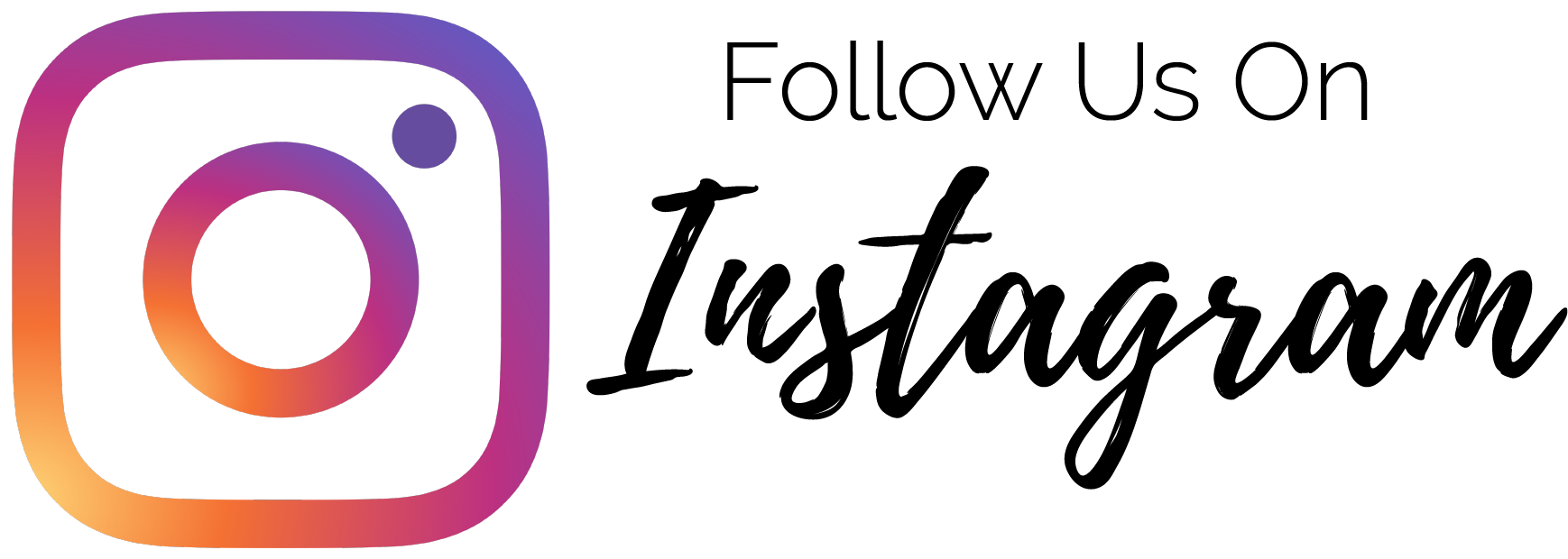 Logo Instagram Farbe mit Text